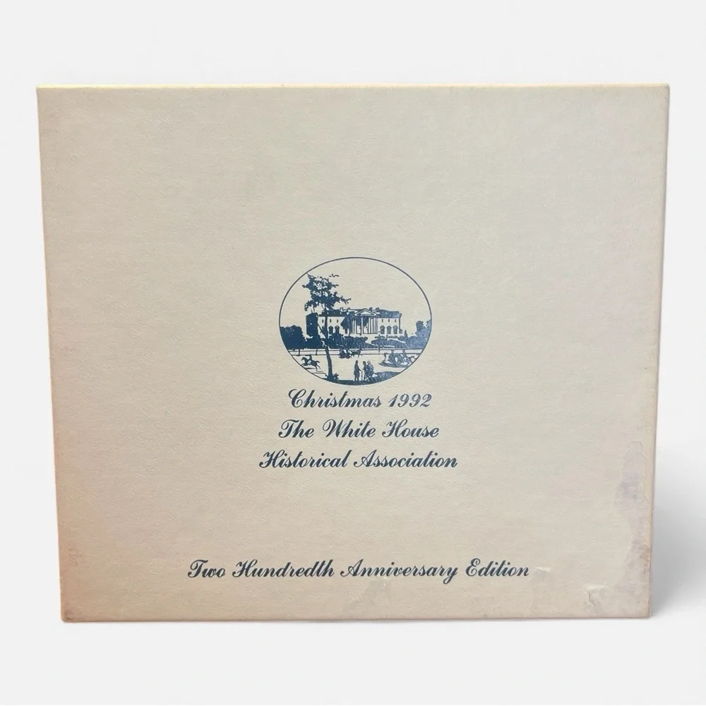 Vtg 1992 White House Christmas Ornament 200th Anniversary Edition Series